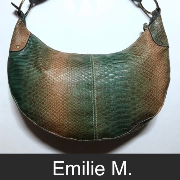 Emilie M. Handbags - ⭐️HOST PICK! Emilie M. Hobo Purse Simulated Snake